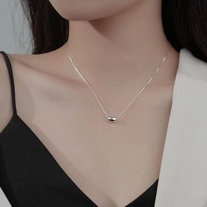 Sterling silver Acacia Bean Necklace